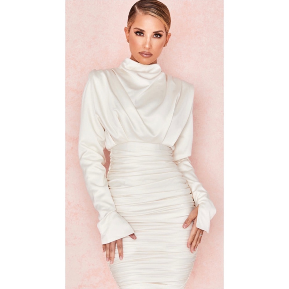 House of CB ivory Giorgiana Dress
